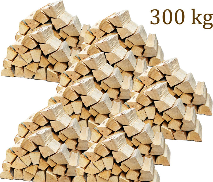 Palivové drevo Palivové drevo 300 kg Na kachle a krby Ohnivá misa Gril Bukové palivové drevo Bukové drevo Polená Drevo 25 cm Flameup