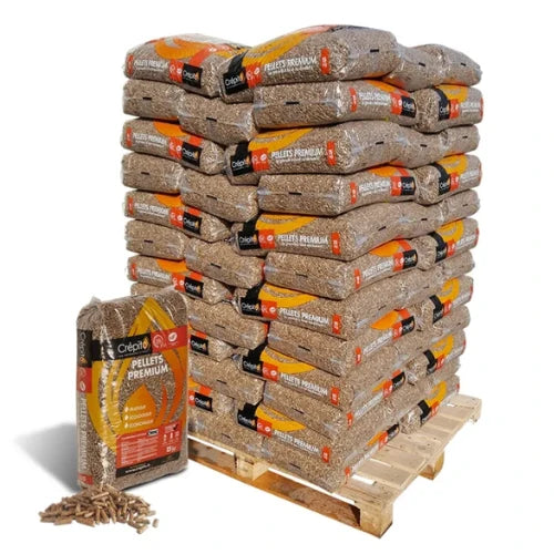 Prémiové drevené pelety Crepito – 1080 kg