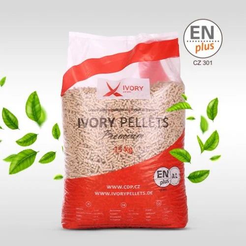 Prémiové drevené pelety IVORY PELLETS Premium, ENplus A1 – 1050 kg
