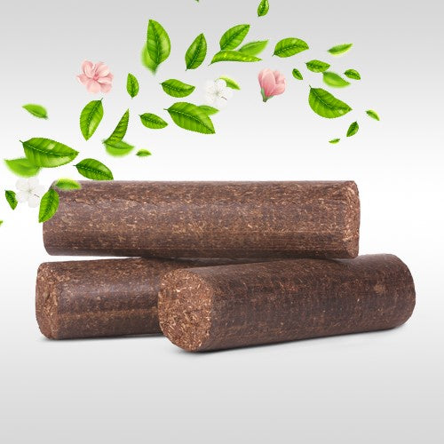 Drevené brikety IVORY BRIKETTS valcové N – špeciálne na nočné vykurovanie – paleta 2 106 kg.