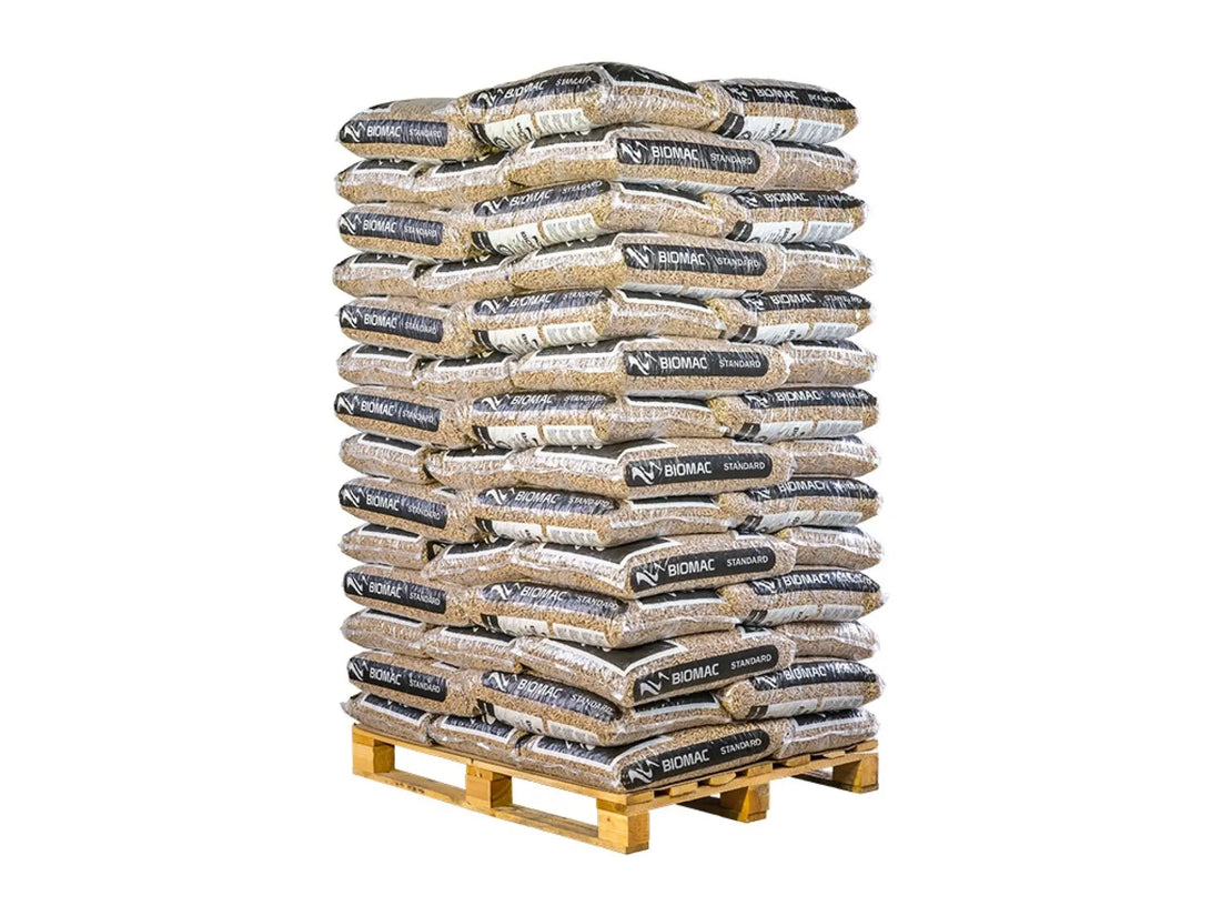 Štandardné drevené pelety – paleta 1050 kg