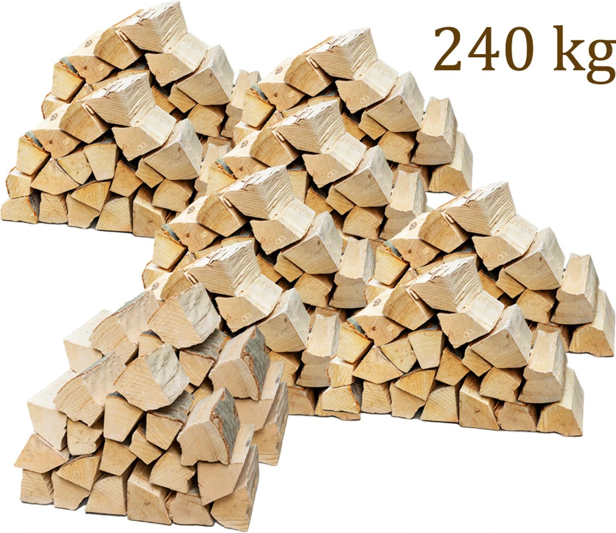 Palivové drevo Palivové drevo 240 kg Pre kachle a krby Ohnivá misa Gril Bukové palivové drevo Bukové drevo Polená Drevo 25 cm